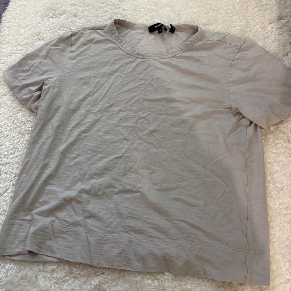 Theory Cream Tee Shirt